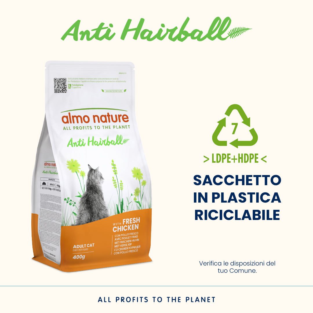 Almo Nature Functional Cats - Anti Hariball Pollo 400g Almo Nature Functional Cats - Anti Hariball Pollo 400g
